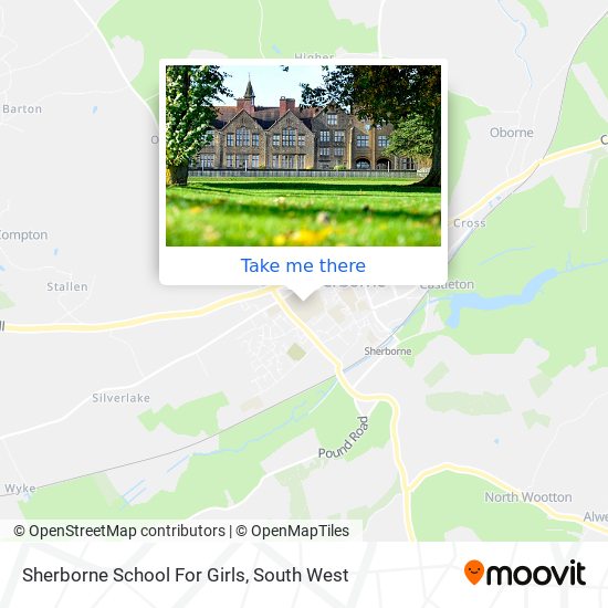 Sherborne School For Girls map