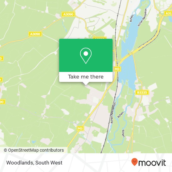Woodlands map