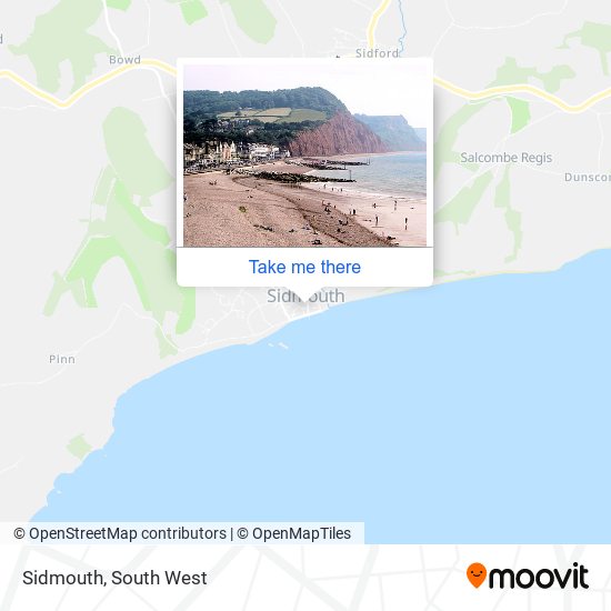 Sidmouth map