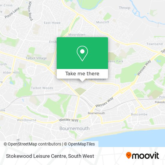 Stokewood Leisure Centre map