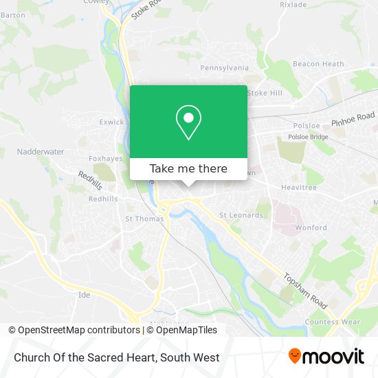Church Of the Sacred Heart map