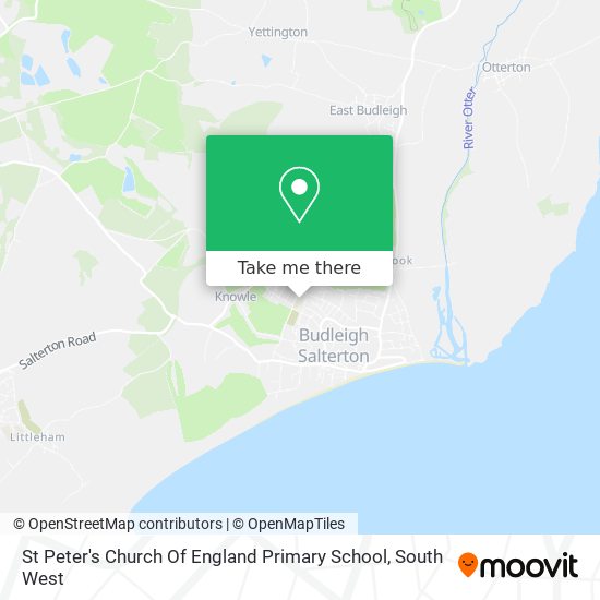 St Peter's Church Of England Primary School map