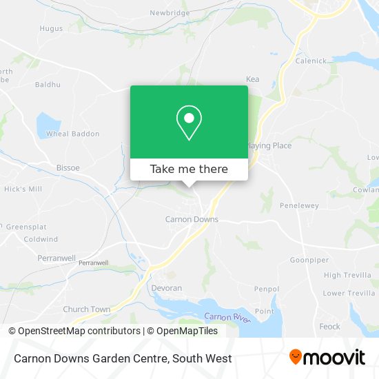 Carnon Downs Garden Centre map
