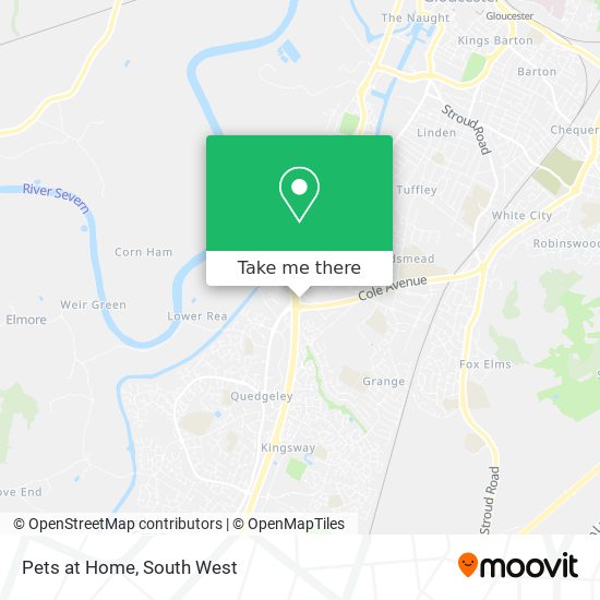 Pets at Home map