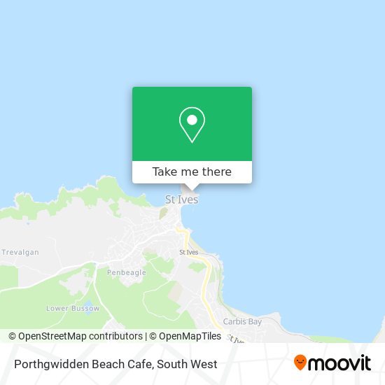 Porthgwidden Beach Cafe map