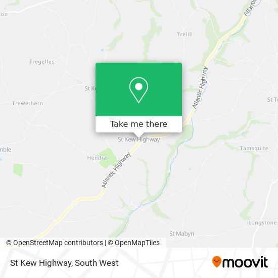 St Kew Highway map