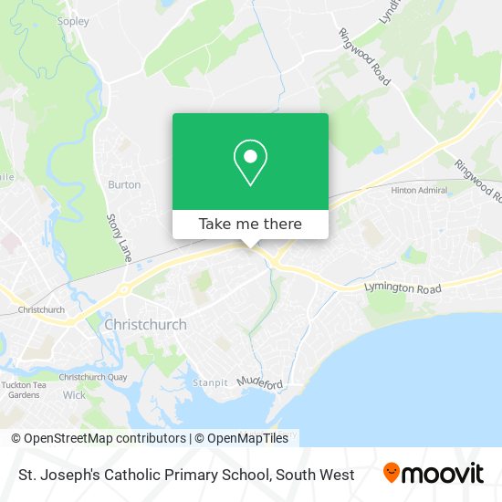 St. Joseph's Catholic Primary School map