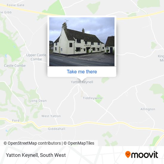 Yatton Keynell map