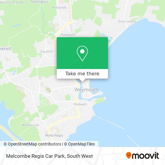 Melcombe Regis Car Park map