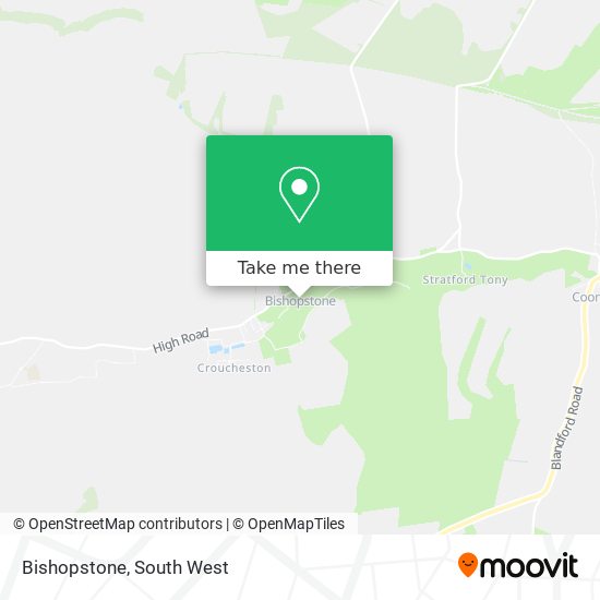 Bishopstone map