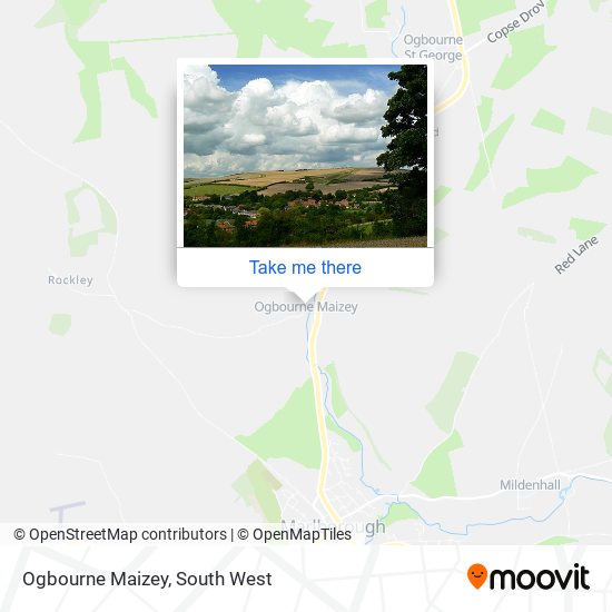 Ogbourne Maizey map