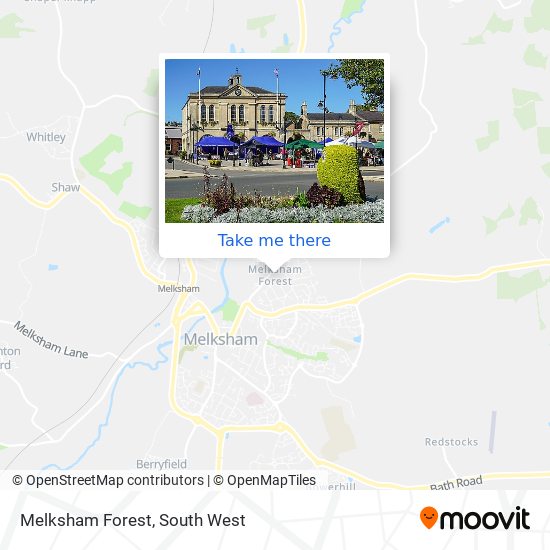 Melksham Forest map