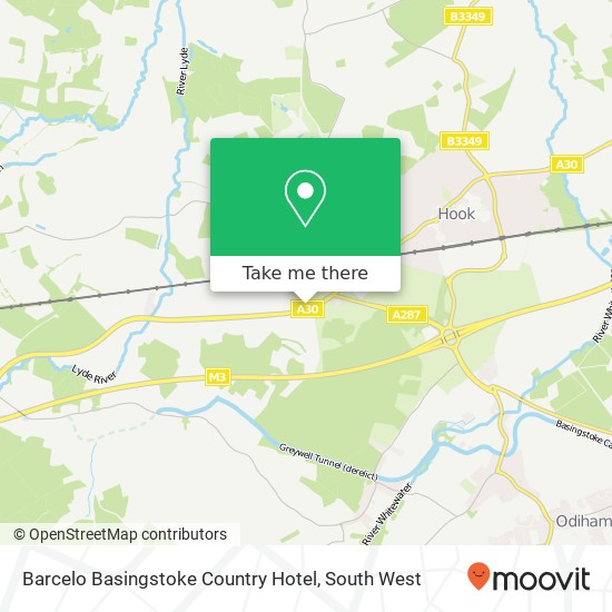 Barcelo Basingstoke Country Hotel map