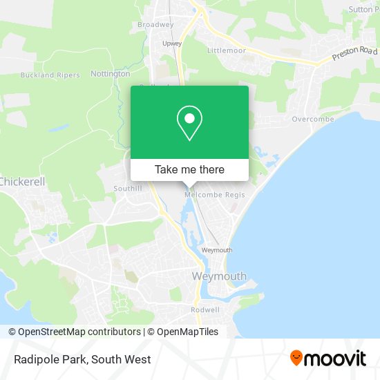 Radipole Park map