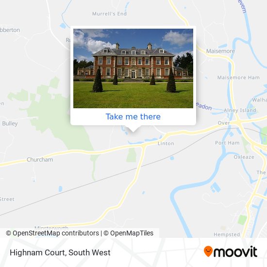 Highnam Court map