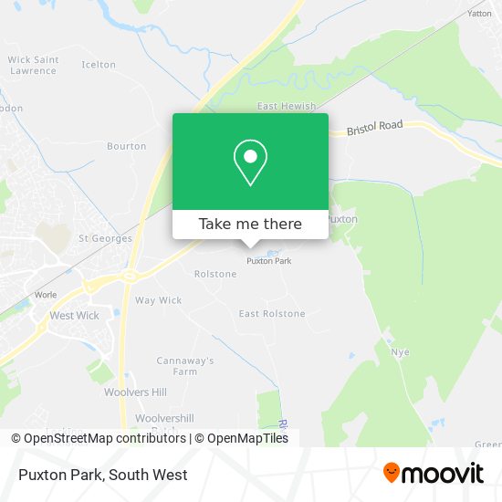 Puxton Park map