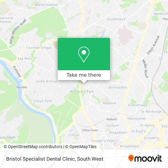 Bristol Specialist Dental Clinic map