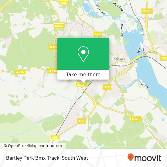 Bartley Park Bmx Track map