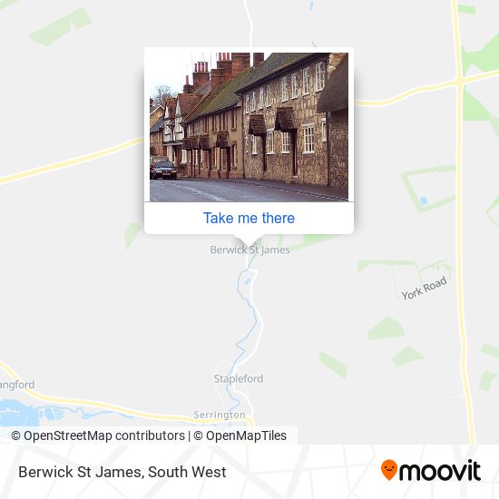 Berwick St James map