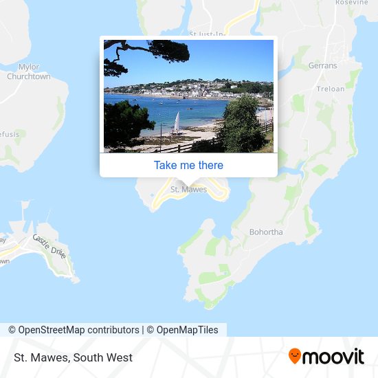 St. Mawes map