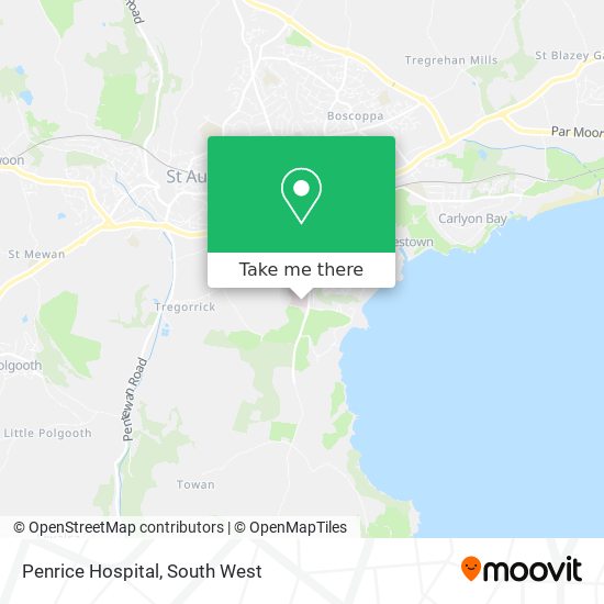 Penrice Hospital map