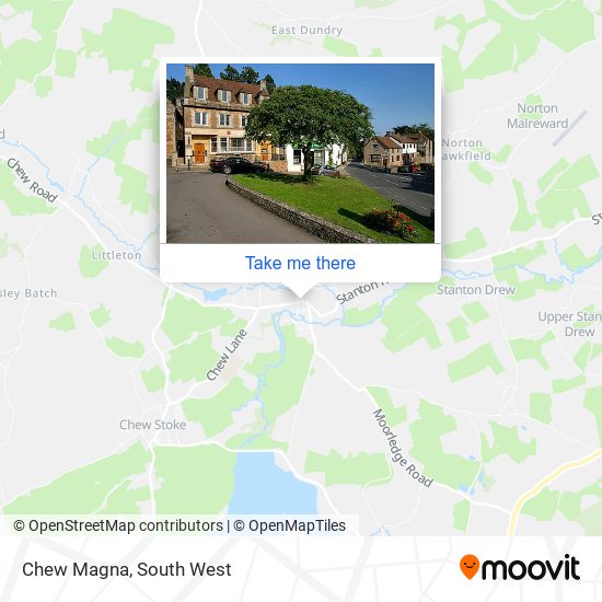 Chew Magna map