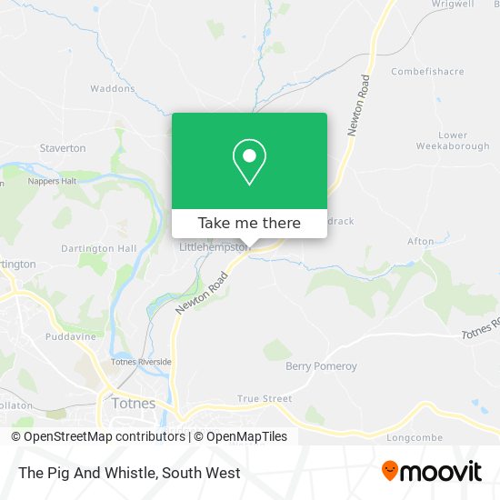 The Pig And Whistle map