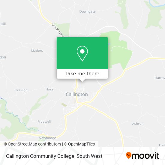 Callington Community College map