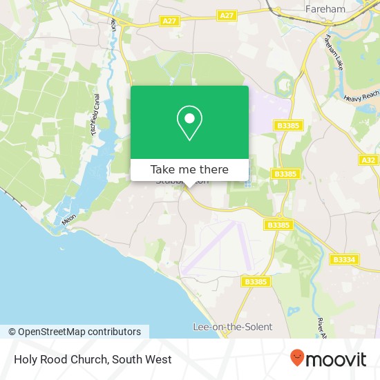 Holy Rood Church map