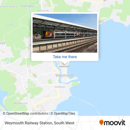 Weymouth Railway Station map