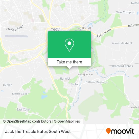 Jack the Treacle Eater map