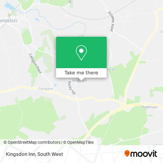 Kingsdon Inn map