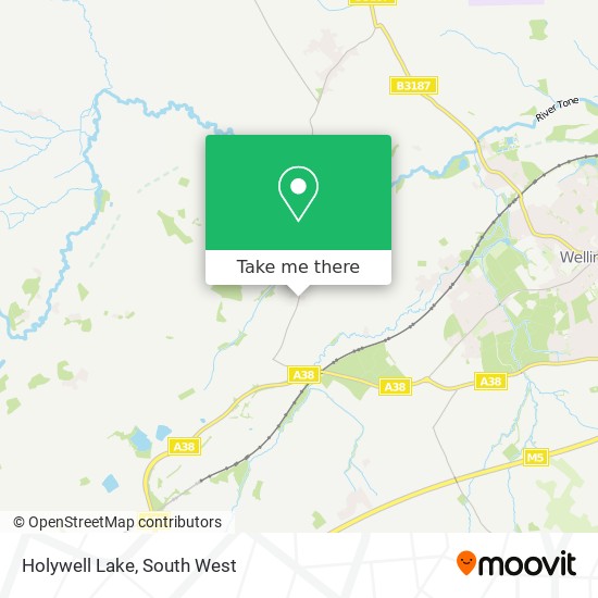 Holywell Lake map