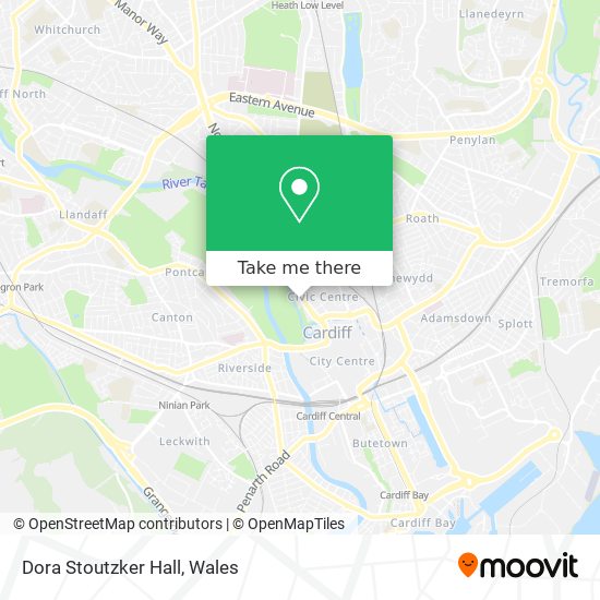Dora Stoutzker Hall map