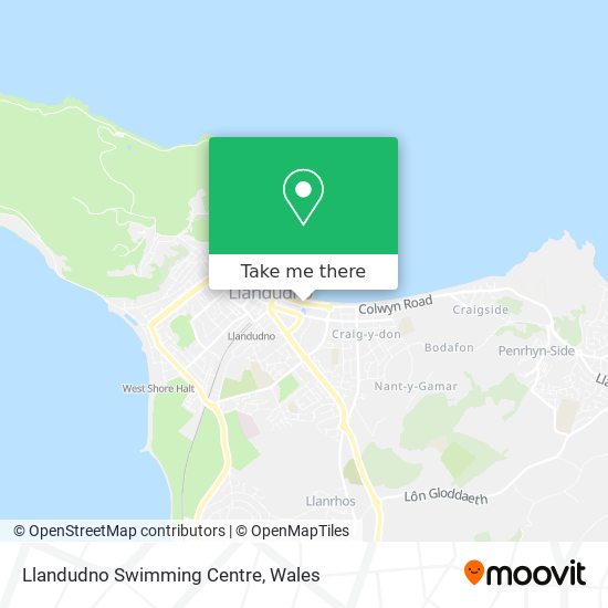 Llandudno Swimming Centre map