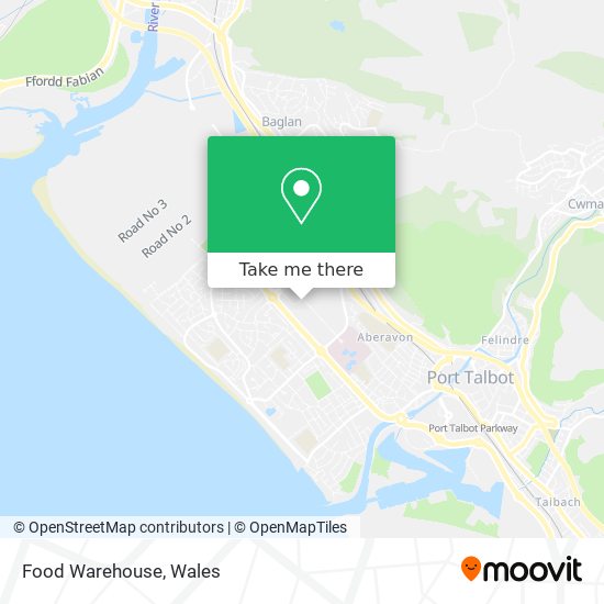 Food Warehouse map