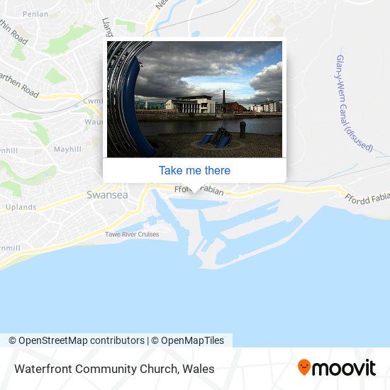 Waterfront Community Church map