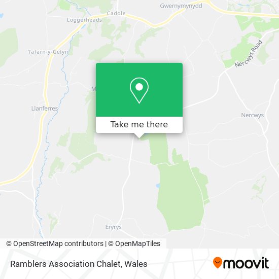 Ramblers Association Chalet map