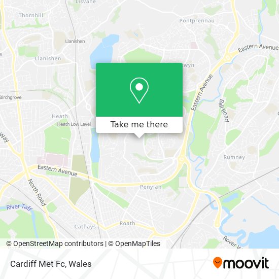 Cardiff Met Fc map