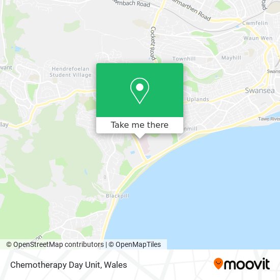 Chemotherapy Day Unit map