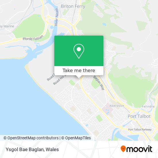 Ysgol Bae Baglan map