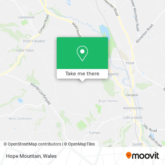 Hope Mountain map