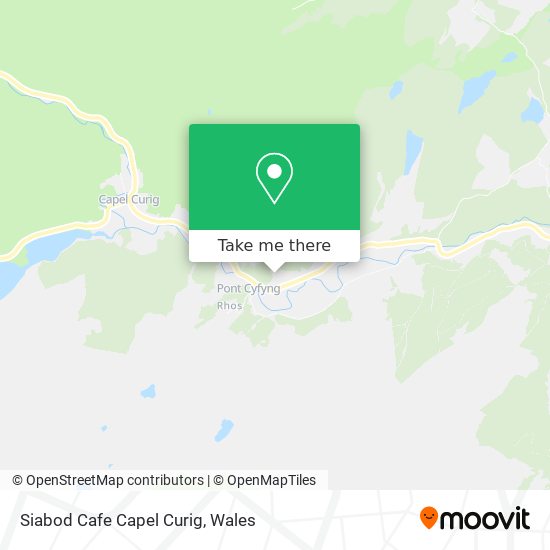Siabod Cafe Capel Curig map