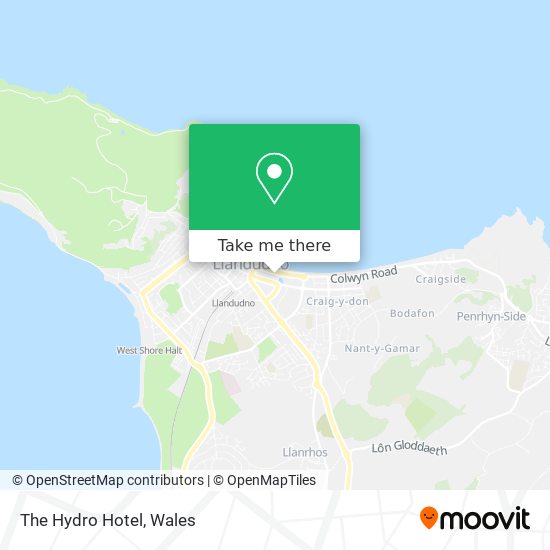 The Hydro Hotel map