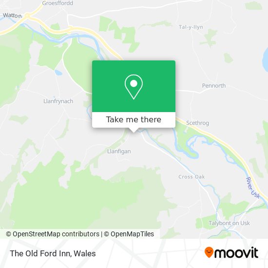 The Old Ford Inn map