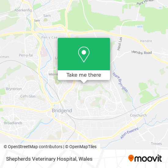 Shepherds Veterinary Hospital map