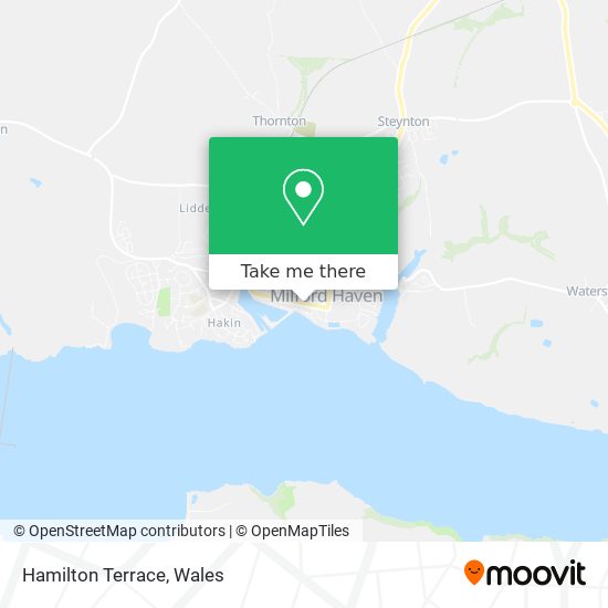 Hamilton Terrace map
