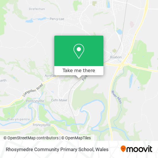 Rhosymedre Community Primary School map