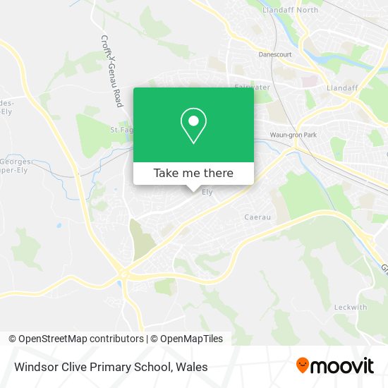 Windsor Clive Primary School map