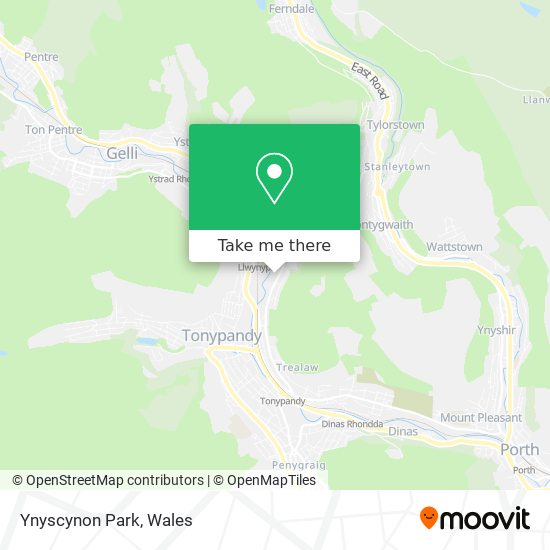 Ynyscynon Park map